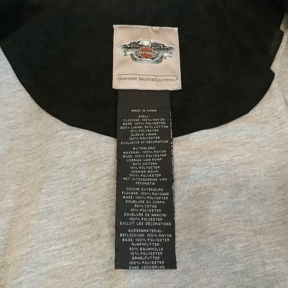 Women's Small S Harley-Davidson Soar Sueded Polyester Jacket 98566-16VW NWT - Picture 5 of 8